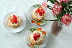 dortíčky jahodové